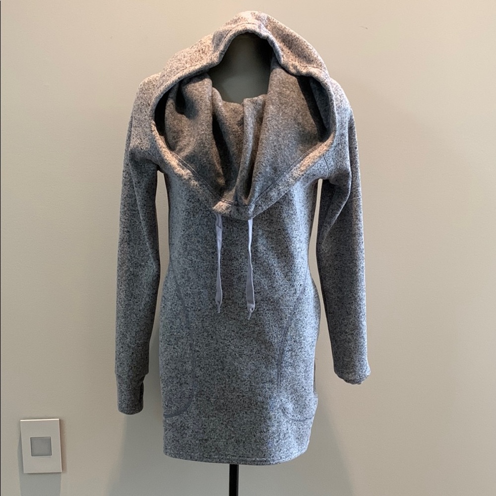 Soybu Gray Hooded Sweater/Dress